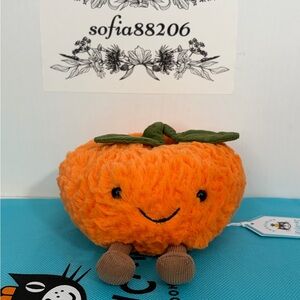 AUTHENTIC‼️ NWT Jellycat Amuseables Small Clementine Orange - FAST SHIPPING